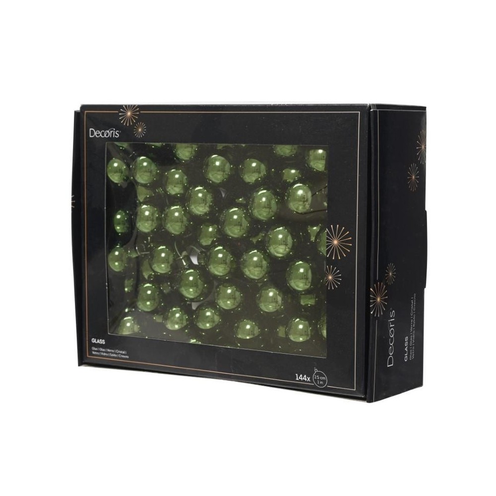 BOX 144 MINI SFERE VETRO D2.5